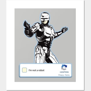 I'm Not A Robot Captcha Log In Posters and Art